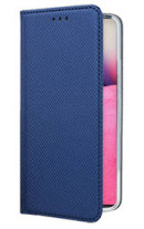 Кожен калъф тефтер и стойка Magnetic FLEXI Book Style за Samsung Galaxy A33 5G A336F син 